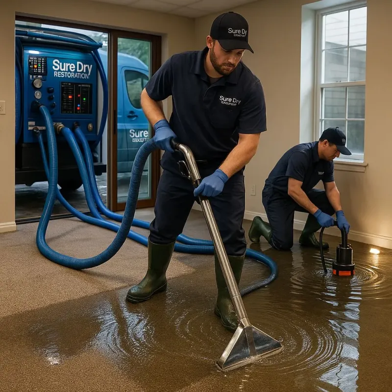 Water Extraction and Removal process in Northborough, MA